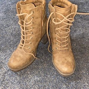Tan boots